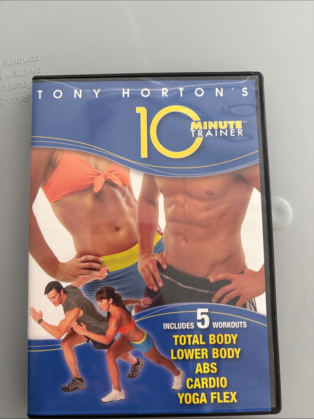 Tony Horton's 10 Minute Trainer - Blue & Yellow Cover